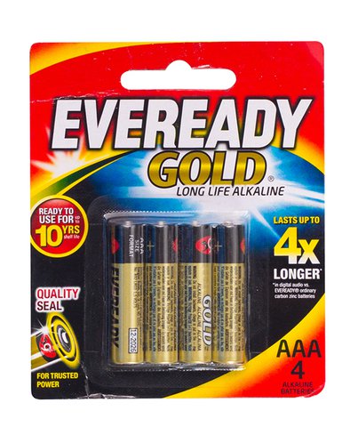 Eveready Gold Batteries A92Bp4 AAA (LR03) 4 pcs /pack