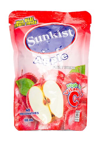 Sunkist Apple Fruit Drink 185 ml