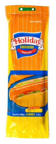 Holiday Cheesedog Footlong Jumbo (5 pcs) 500 g