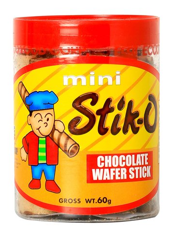 Stik-O Mini Chocolate Wafer Sticks 60 g