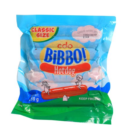 Bibbo Hotdog Regular 230 g