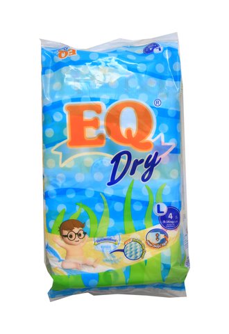 EQ Dry Baby Diapers Mini Pack Large 4 pcs /pack