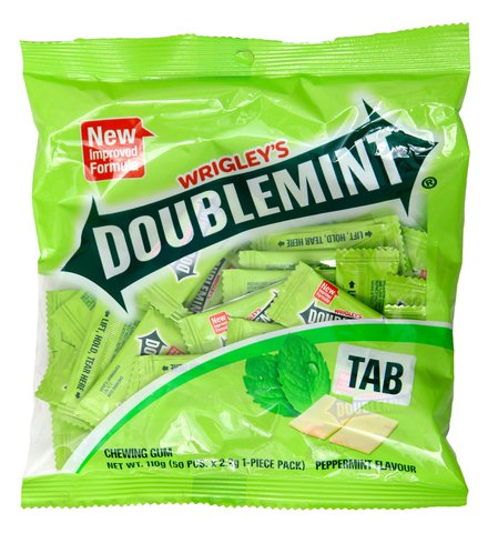 Wrigley's Doublemint Peppermint Tab Jumbo 50 pcs /pack