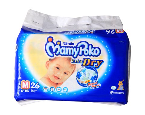 MamyPoko Baby Diapers Regular Medium 26 pcs