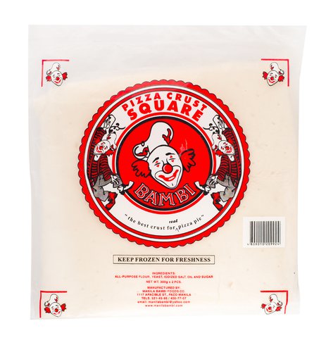 Bambi Pizza Crust Square 3 3 pcs /pack