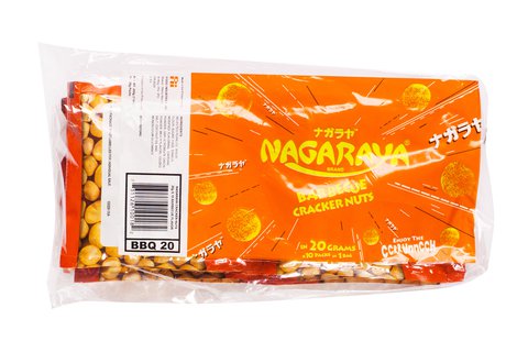 Nagaraya Barbecue Cracker Nuts 20 g (10 pcs)