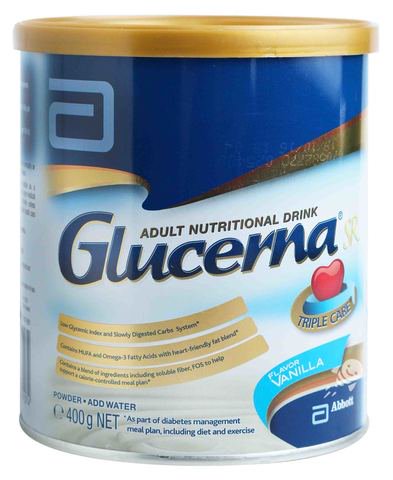 Glucerna Adult Nutritional Milk Powder Vanilla Flavor 400 g