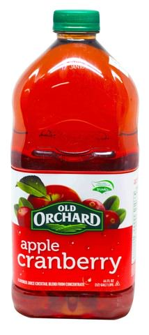 Old Orchard Apple Cranberry Juice Cocktail 64 oz