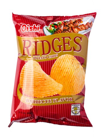 Oishi Ridges Chips BBQ 60 g