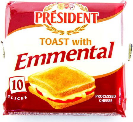 President Toast Emmental Cheese 200 g