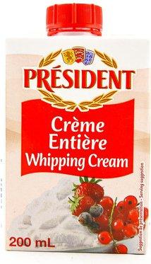 President Whipping Cream 200 ml