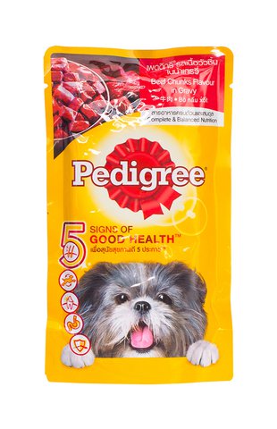 Pedigree Beef Chunks Flavour In Gravy Dog Food 130 g