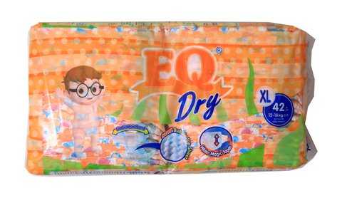 EQ Dry Baby Diapers Jumbo Pack - Extra Large 42 pcs /pack