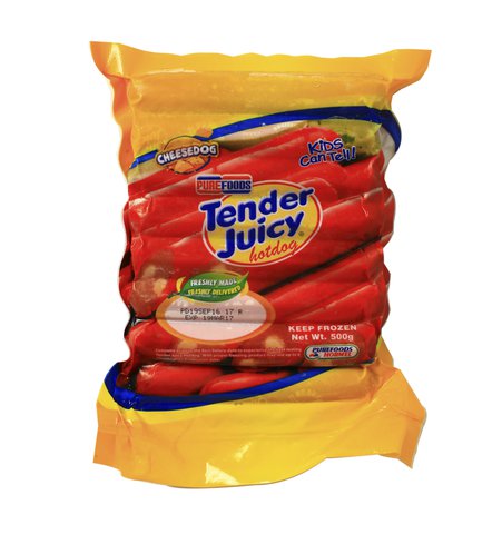 Purefoods Tender Juicy Cheesedog 500 g