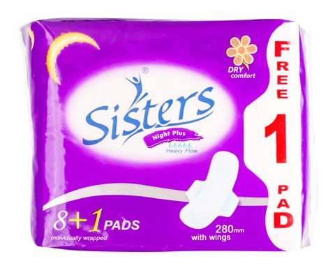 Sisters Net Side Night With Wings 8 pcs / pack