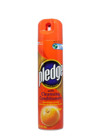 Pledge Furniture Polish With Cleansing Conditioners - Orange 330 ml