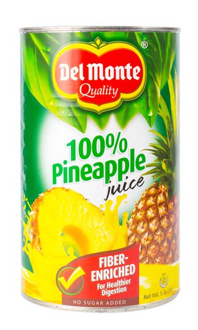 Del Monte 100% Pineapple Juice Fiber Enriched 1.36 l