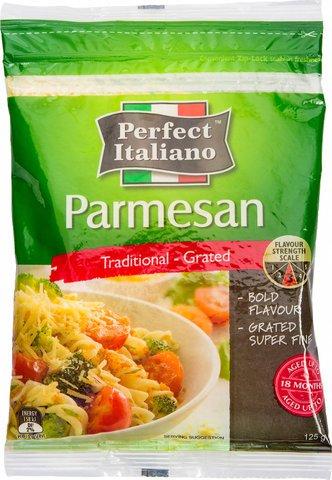 Perfect Circle Italian Parmesan Shredded Cheese 125 g