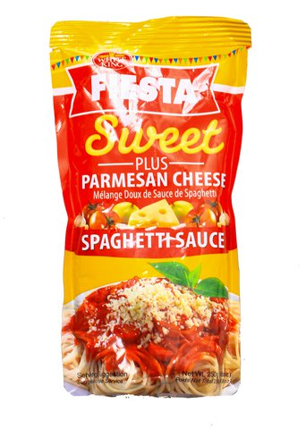 Fiesta Spaghetti Sauce Sweet Parmesan Cheese 250 g