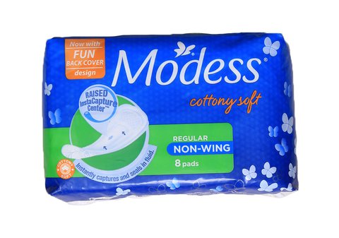 Modess Maxi Regular Cottony Soft Non-Wing Sanitary Napkins 8 pcs / pack