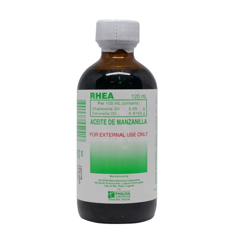 Rhea Aceite Manzanilla For Abdominal Distention 120 ml