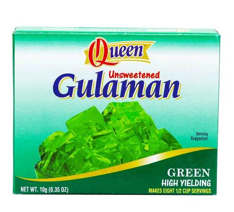 Queen Gulaman Green Unsweetened 10 g