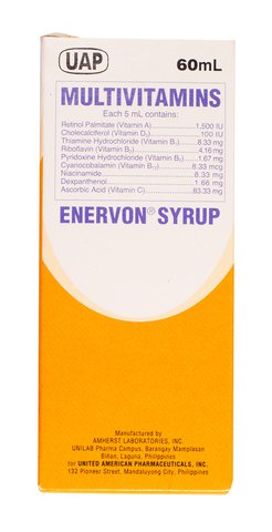 Enervon Multivitamins Syrup 60 ml