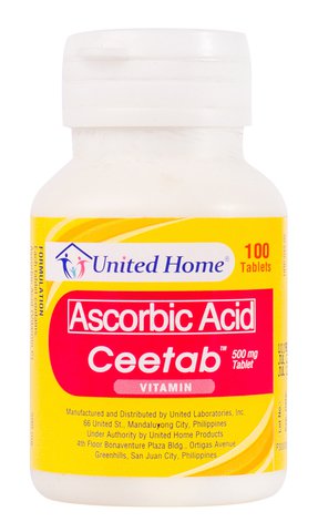 United Home Ascorbic Acid Ceetab 100 tablets /pack