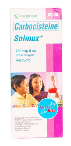 Solmux Pediatric Syrup Taste Rite - Mucolytic 60 ml