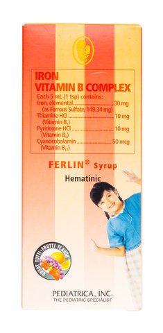 Ferlin Vitamin B Complex Syrup 120 ml