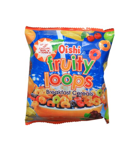 Oishi Fruity Loops Cereal 22 g