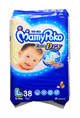 MamyPoko Baby Diapers Jumbo Large 38 pcs /pack