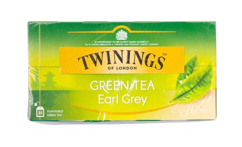 Twinings Green Tea Earl Grey 1 pack (25 sachet x 1.6 g)