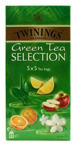 Twinings Green Tea Collections 1 pack (5 pcs x 50 g)