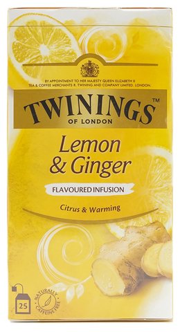 Twinings Lemon Ginger 25 pcs /pack