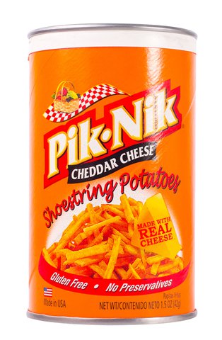 Piknik Cheddar Cheese Shoestring Potatoes 1.5 oz