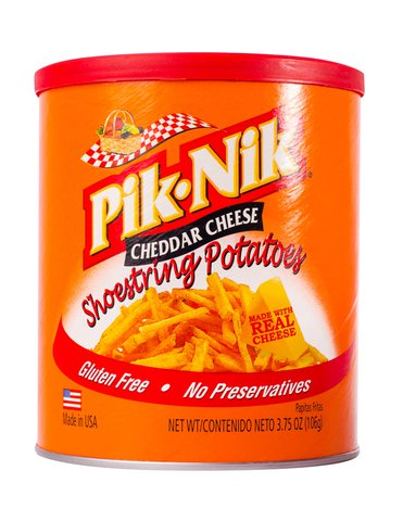 Piknik Cheddar Cheese Shoestring Potatoes 3.75 oz