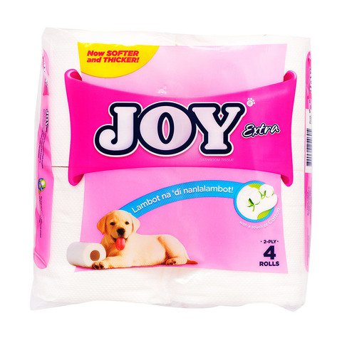 JOY Extra Bathroom Tissue 2 Ply 170 Sheets 4 rolls /pack