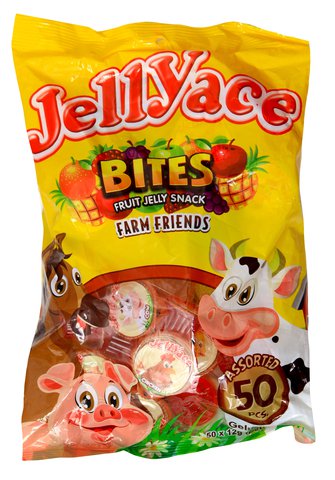 Jellyace Bites Mixfruits 50 pcs /pack