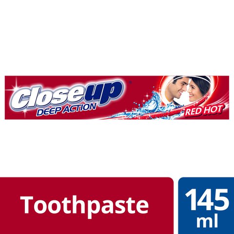 Close Up Toothpaste Red Hot 145 ml