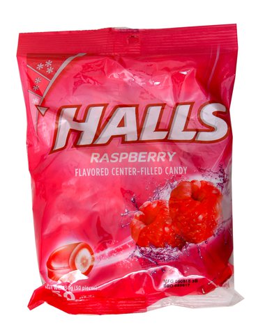 Halls Raspberry Flavored 50 pcs /pack