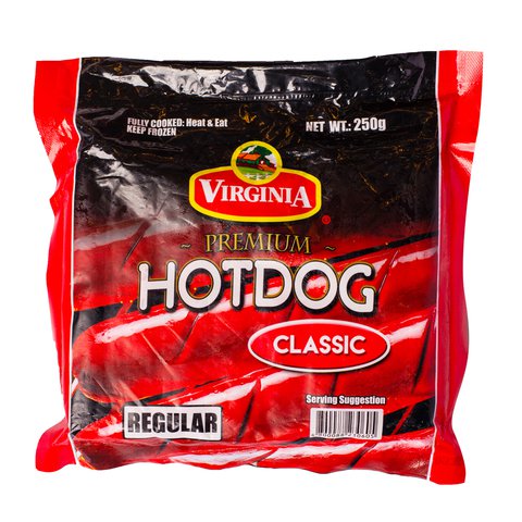 Virginia Hotdog Classic Regular 250 g