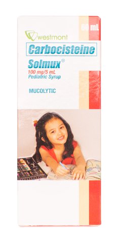 Solmux Pediatric Syrup - Mucolytic 60 ml