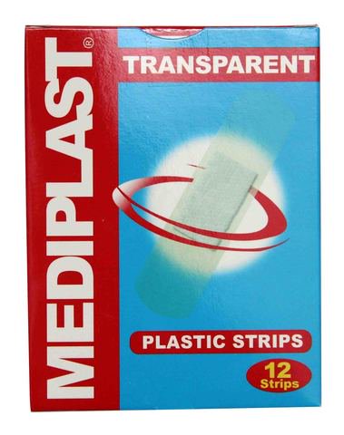 Mediplast Transparent Plastic Strips - Standard 12 strips