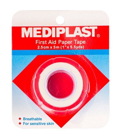 Mediplast First Aid Paper Tape 2.5cm X 5m 1 pc