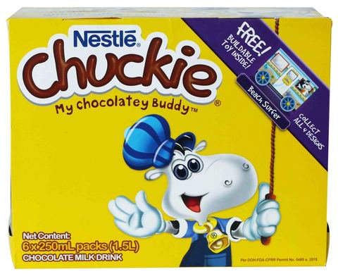 Chuckie Chocolate Milk Drink 1.5 l (6 packs)