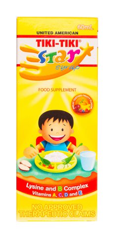 Tiki Tiki Star Syrup - Food Supplement 60 ml