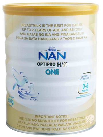 NAN Optipro HW Infant Formula Powdered Milk Drink (From 0-6 Months) 800 g
