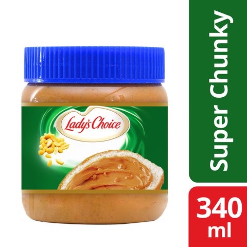 Lady's Choice Peanut Butter Chunky 340 g