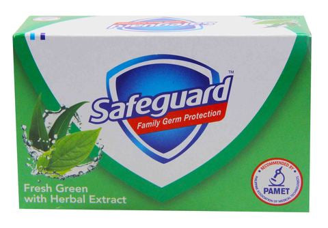Safeguard Bar Soap Fresh Green With Herbal Extract 135 g